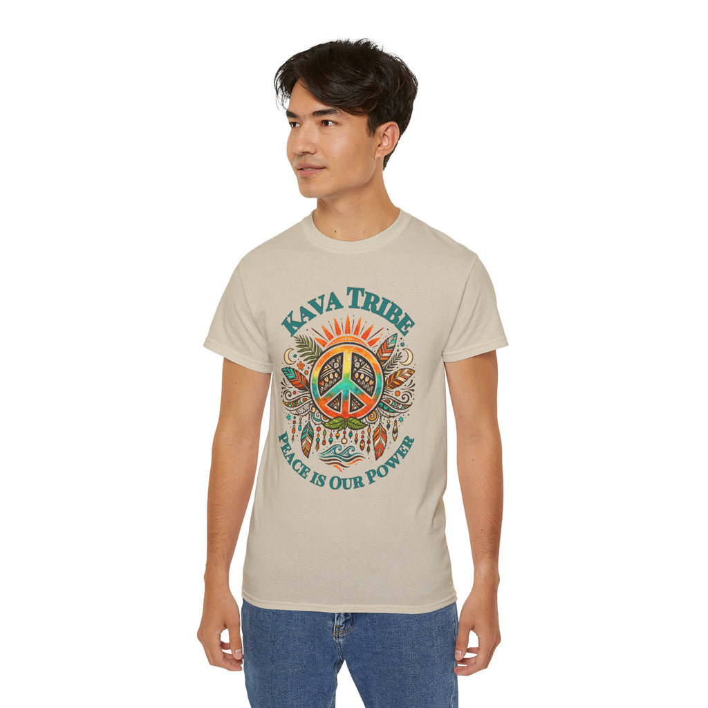 Kava Tribe Peace Is Our Power T-Shirt