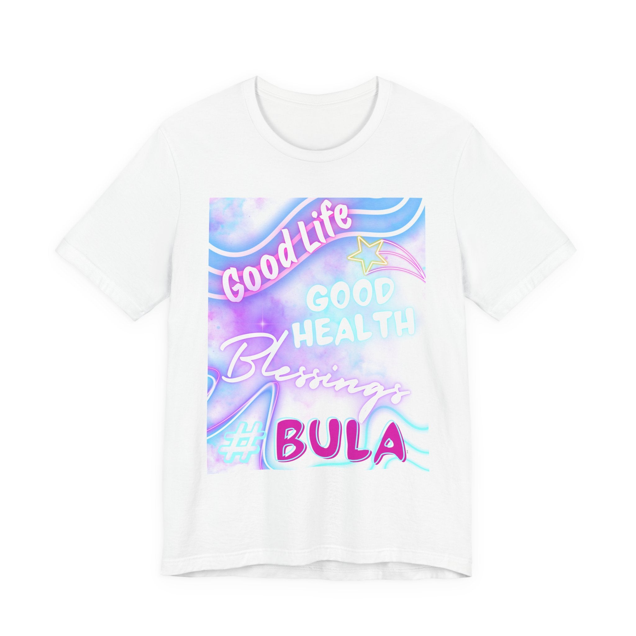 Good Life Good Health Blessings BULA Tee | Pastel Beach Vibes
