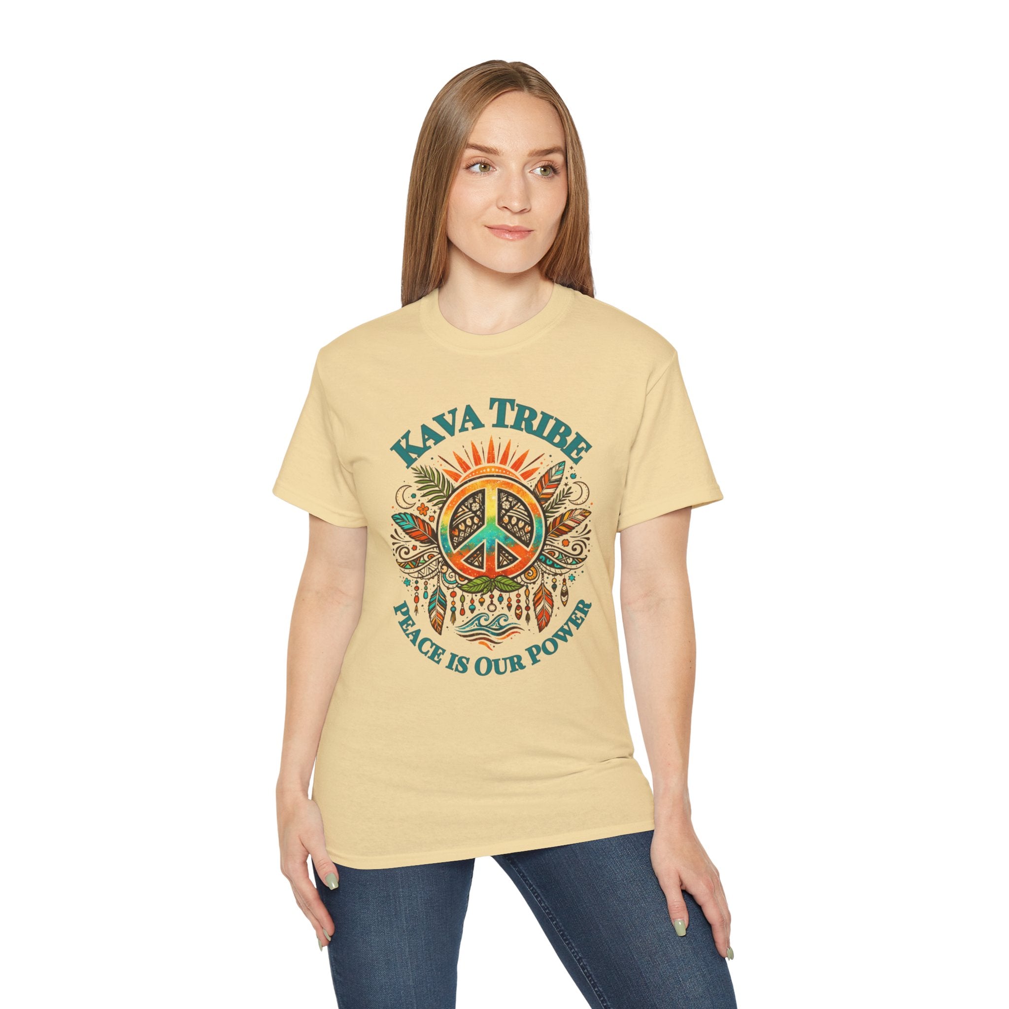 Kava Tribe Peace Is Our Power T-Shirt