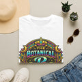 Botanical Tribe T-Shirt — Colorful Floral Badge Tee