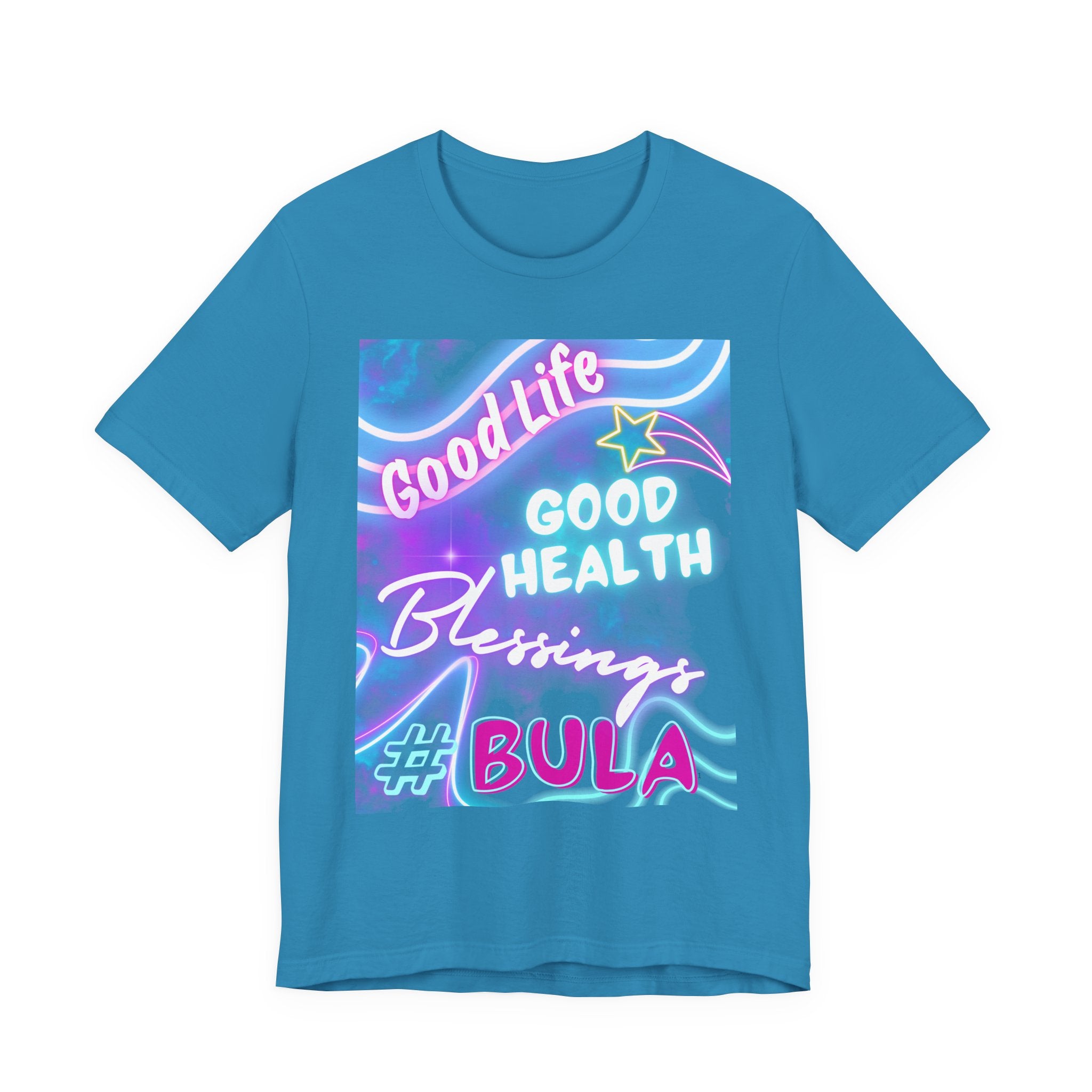 Good Life Good Health Blessings BULA Tee | Pastel Beach Vibes