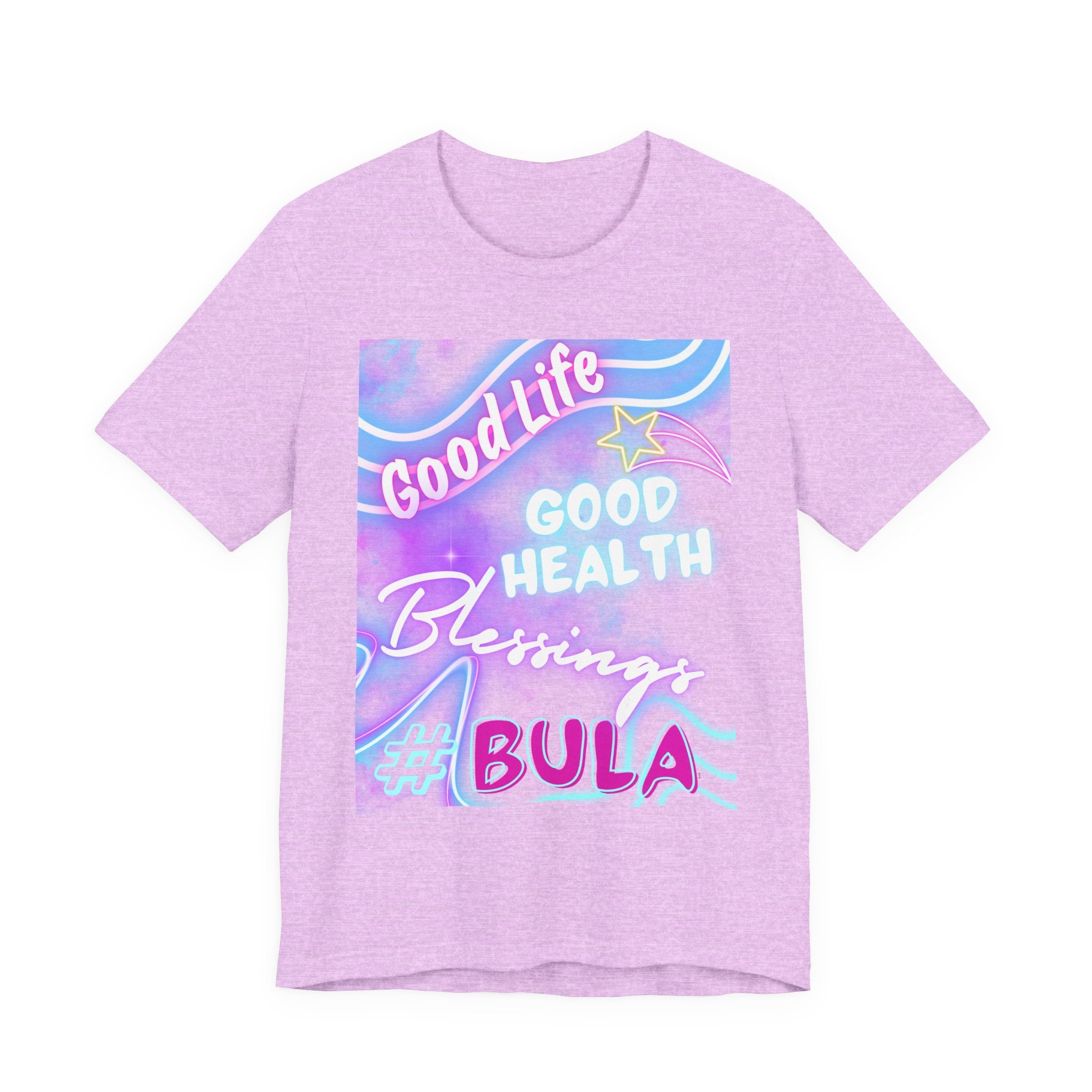 Good Life Good Health Blessings BULA Tee | Pastel Beach Vibes