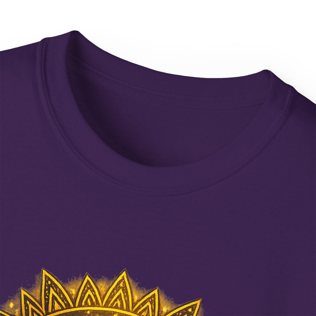 Mardi Gras Mask T-Shirt — “My Happy Hour Doesn’t Have Hangovers” Carnival Tee