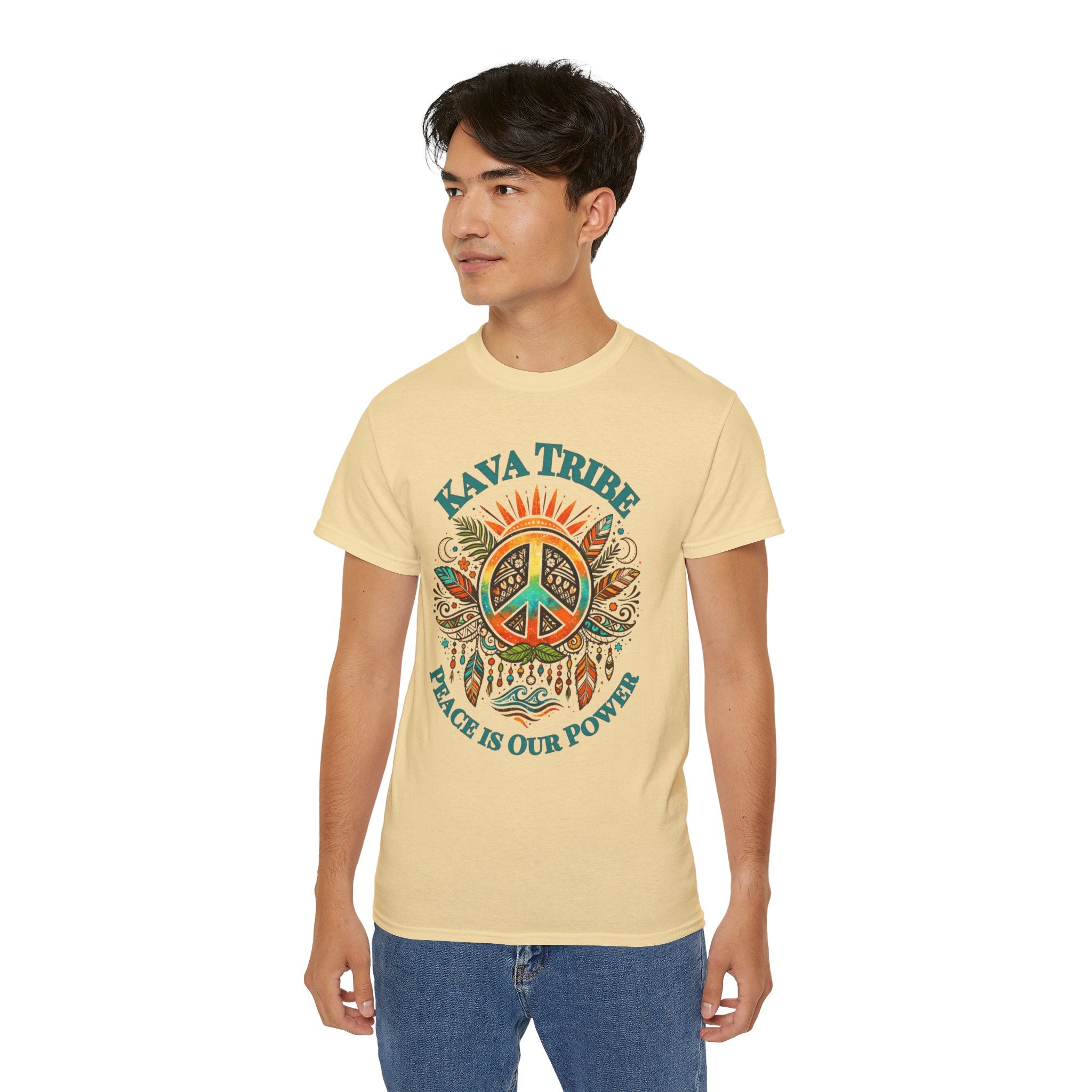 Kava Tribe Peace Is Our Power T-Shirt