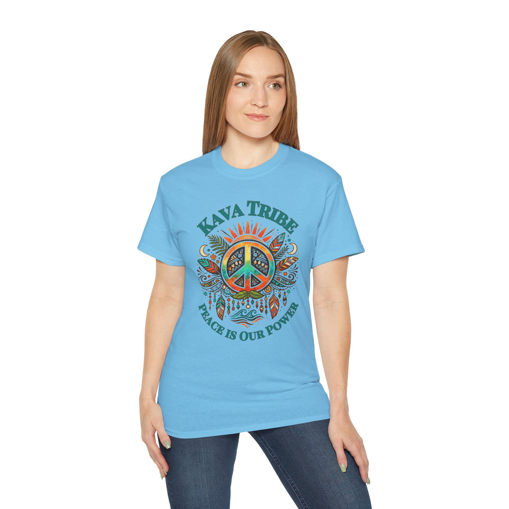 Kava Tribe Peace Is Our Power T-Shirt