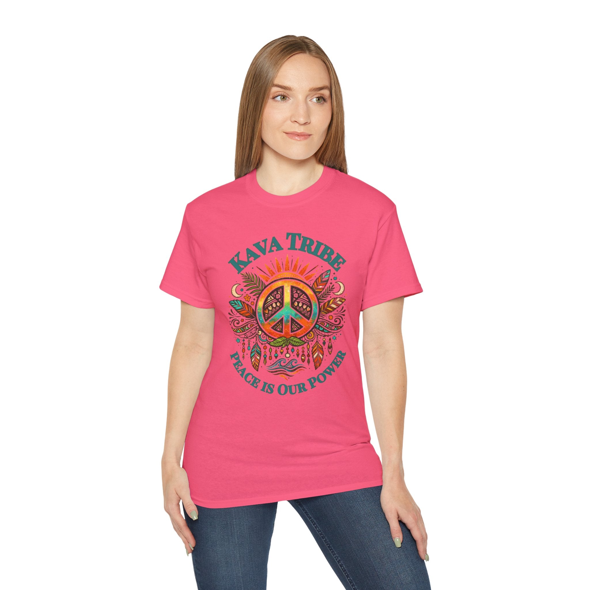 Kava Tribe Peace Is Our Power T-Shirt