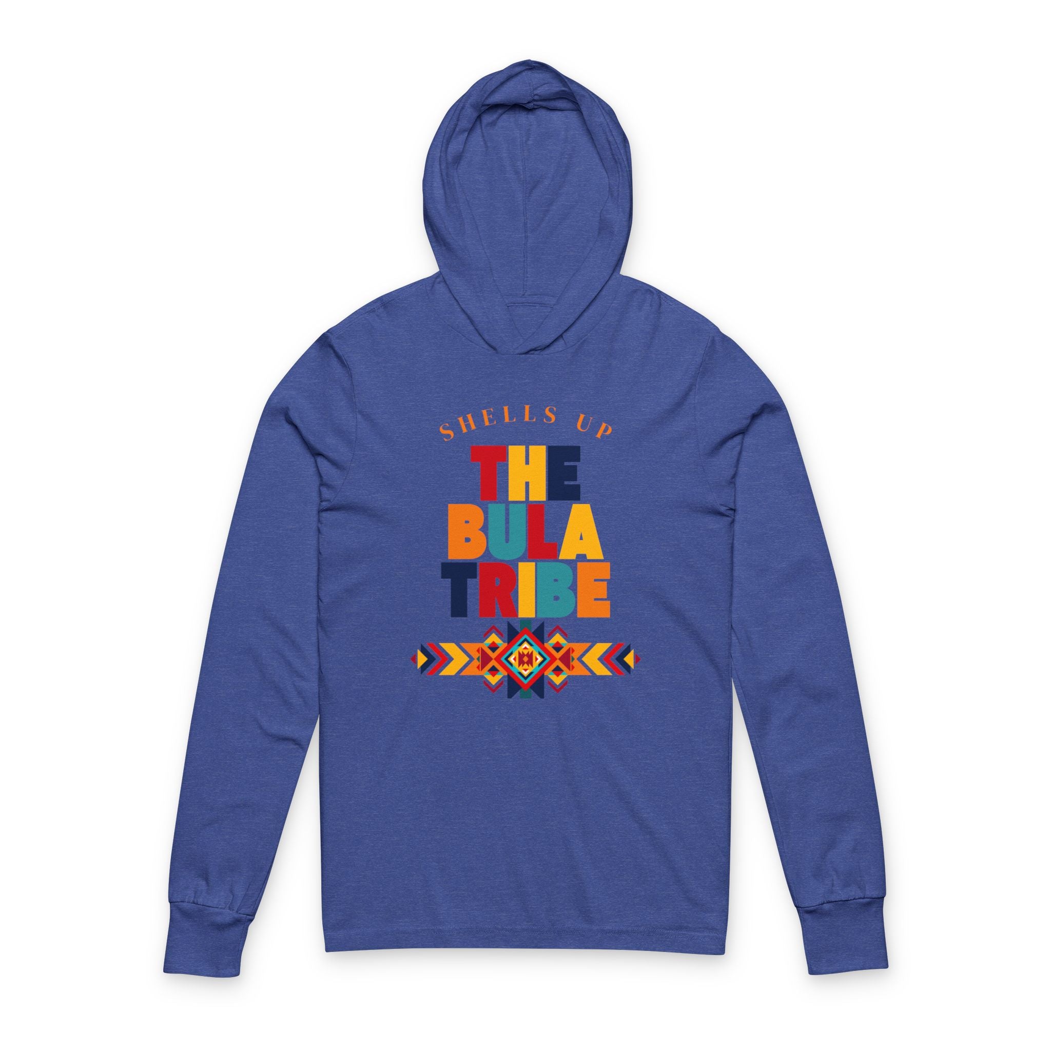 The Bula Tribe Hooded Tee | Tropical Island Vibes, Colorful Tribal Design