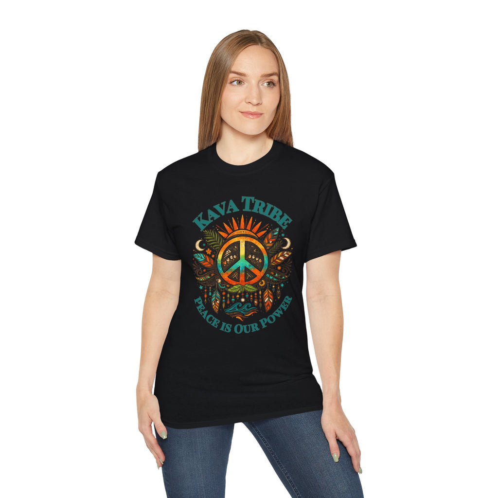 Kava Tribe Peace Is Our Power T-Shirt