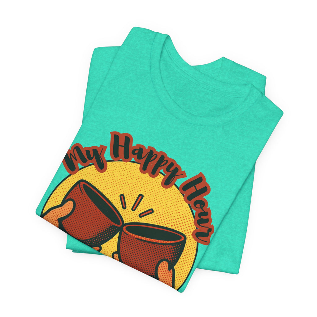 New Happy Hour Has No Hangover T-Shirt | Cheers Cocktail Graphic Tee