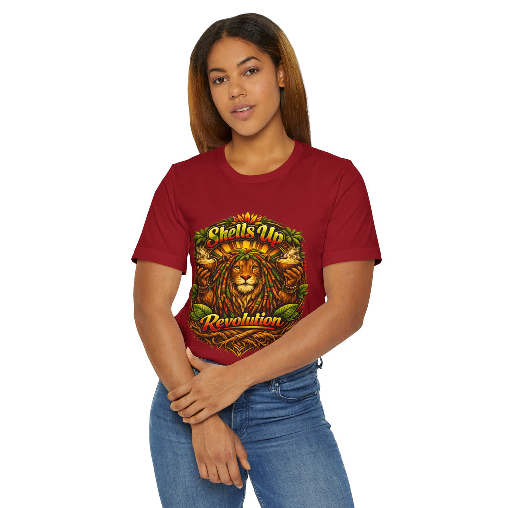 Shells Up Revolution Lion T-Shirt