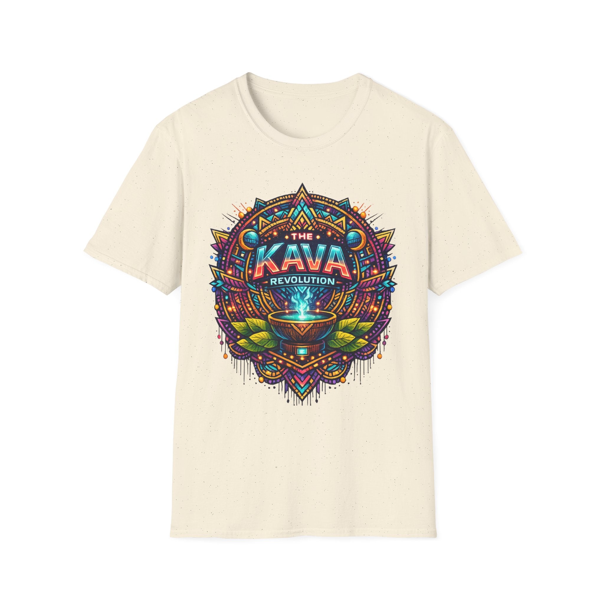 Kava Revolution T-Shirt — Psychedelic Tribal Kava Cup Design