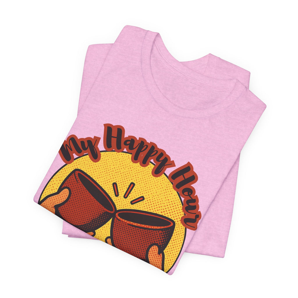 New Happy Hour Has No Hangover T-Shirt | Cheers Cocktail Graphic Tee