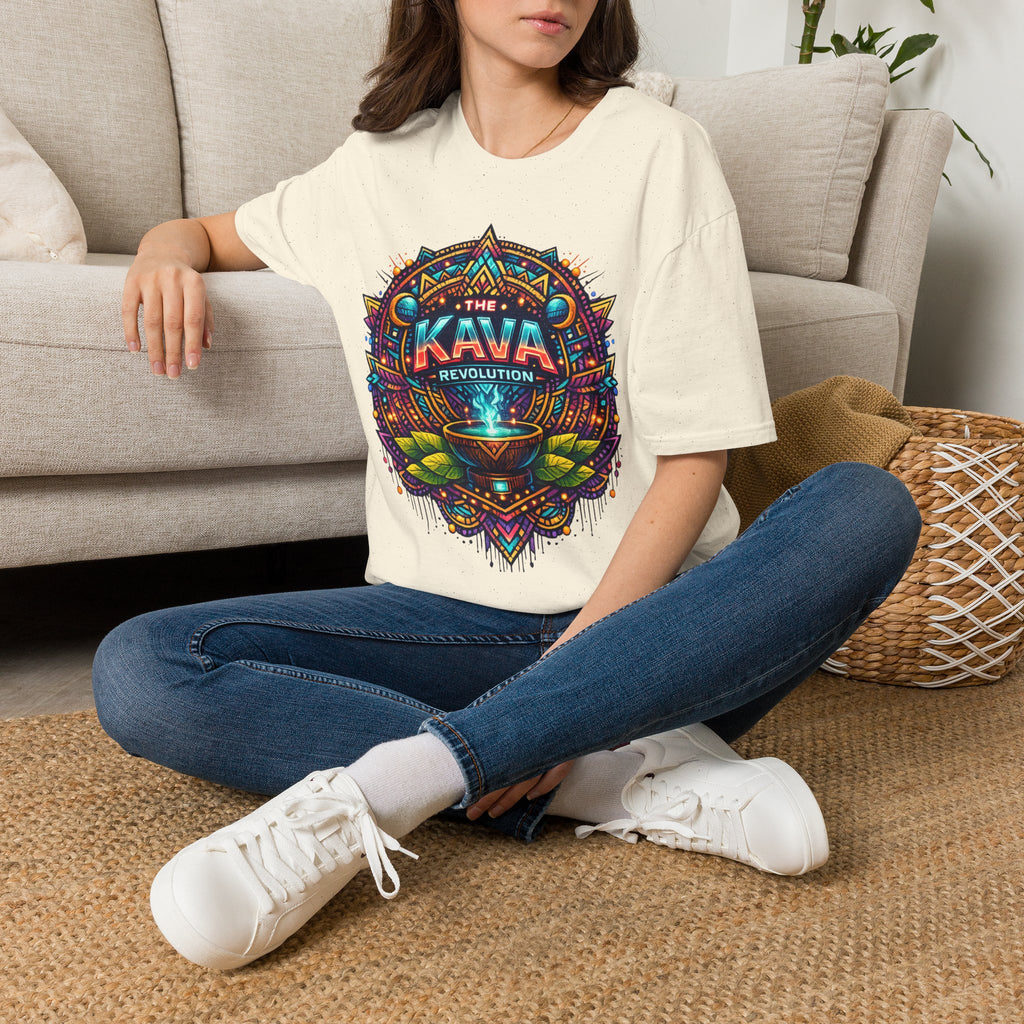 Kava Revolution T-Shirt — Psychedelic Tribal Kava Cup Design