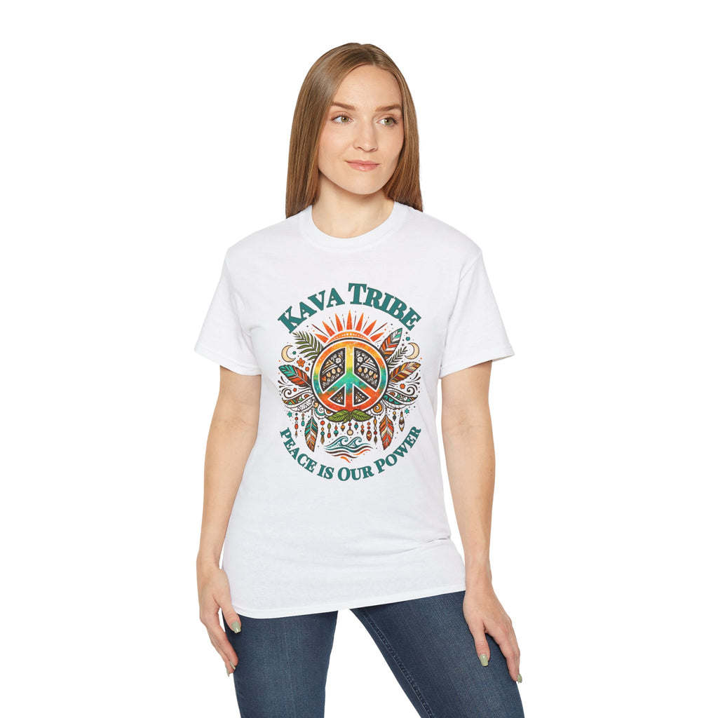Kava Tribe Peace Is Our Power T-Shirt