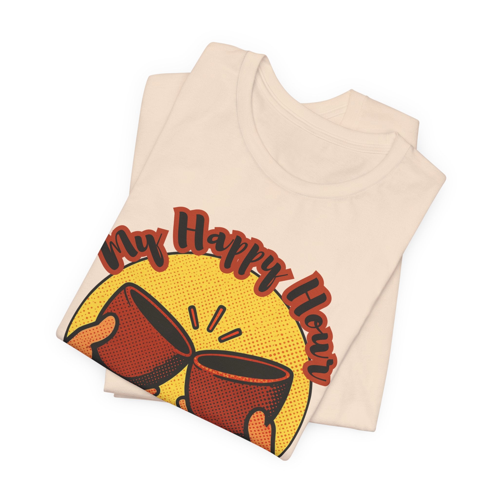 New Happy Hour Has No Hangover T-Shirt | Cheers Cocktail Graphic Tee