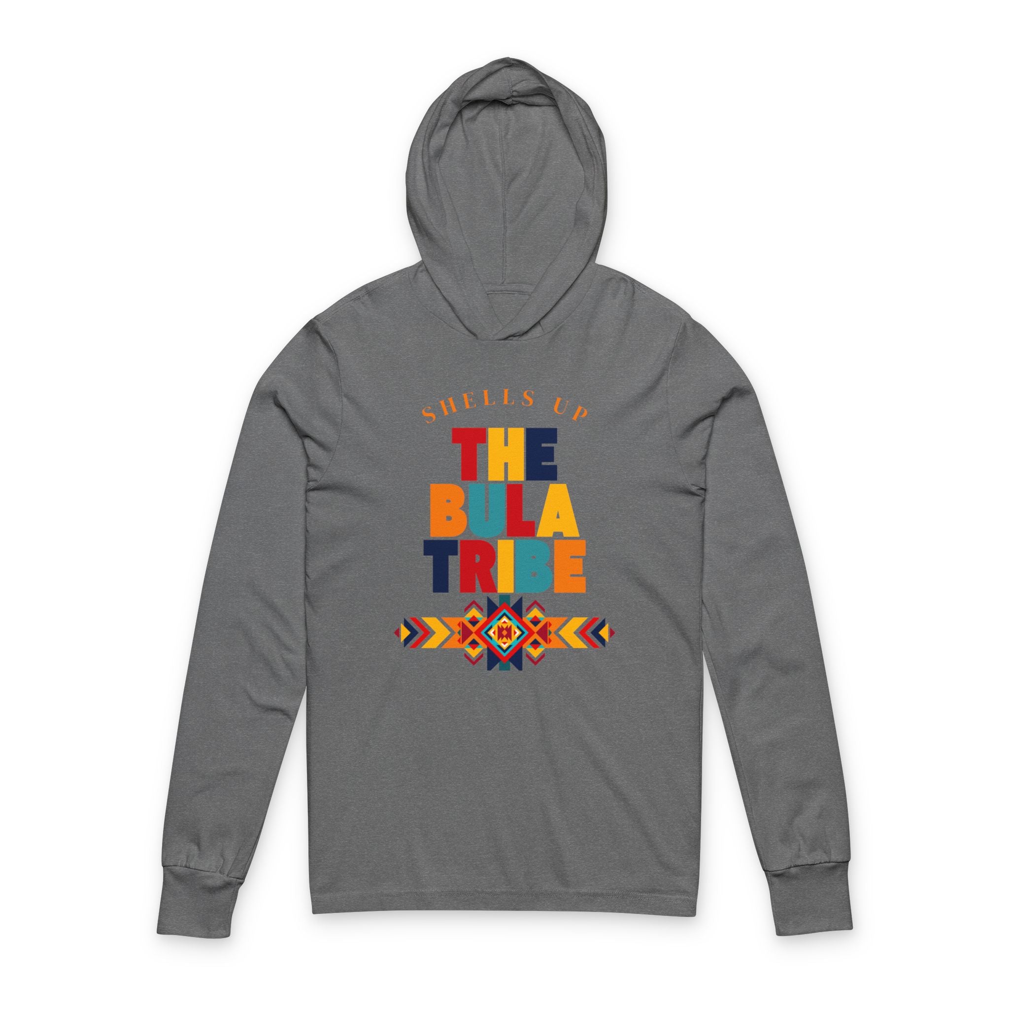 The Bula Tribe Hooded Tee | Tropical Island Vibes, Colorful Tribal Design