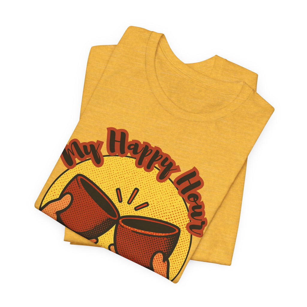 New Happy Hour Has No Hangover T-Shirt | Cheers Cocktail Graphic Tee