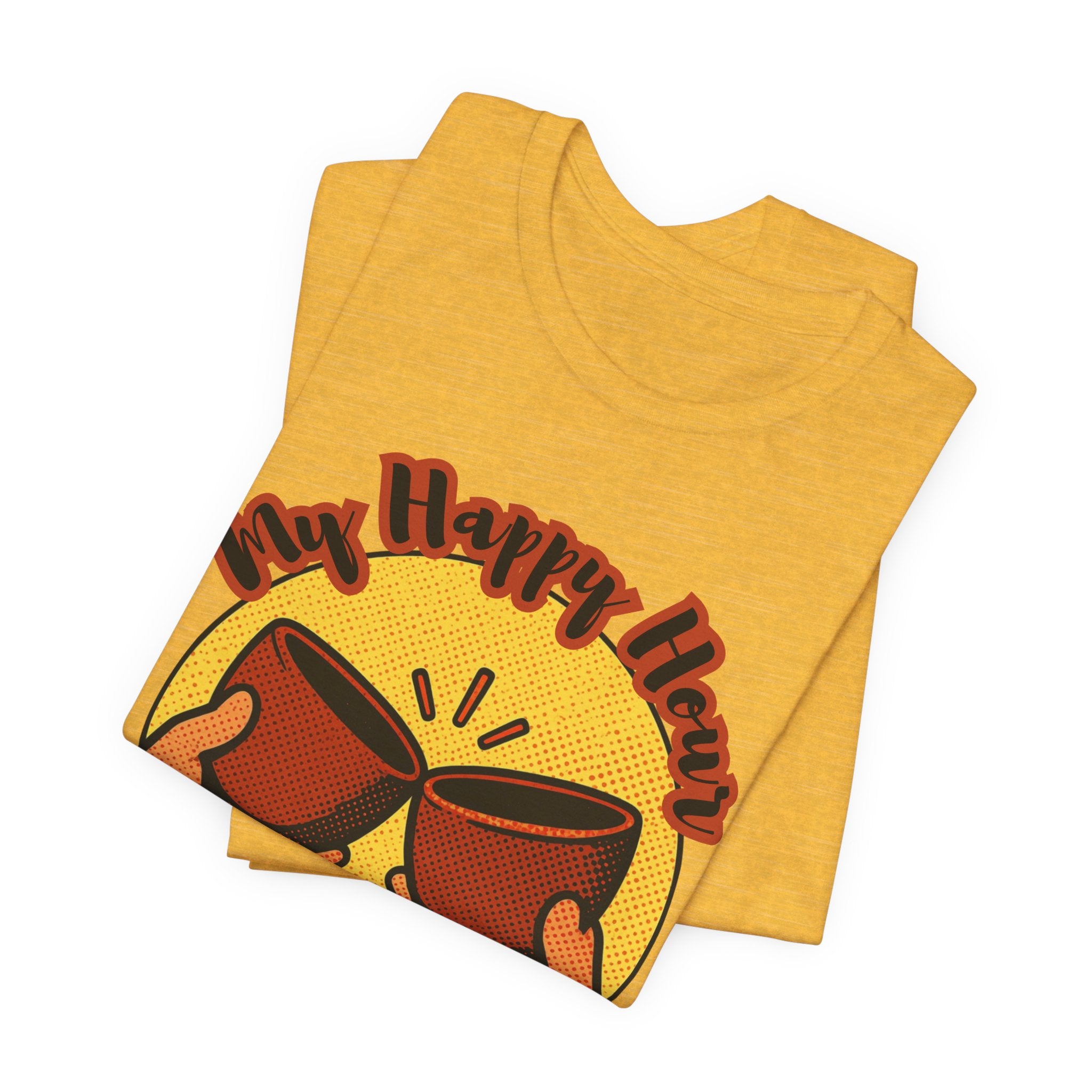 New Happy Hour Has No Hangover T-Shirt | Cheers Cocktail Graphic Tee