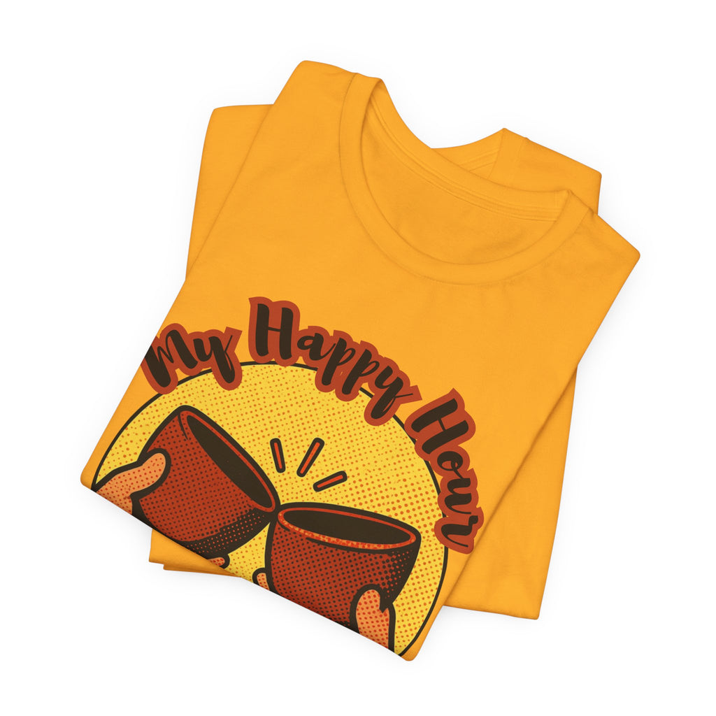 New Happy Hour Has No Hangover T-Shirt | Cheers Cocktail Graphic Tee