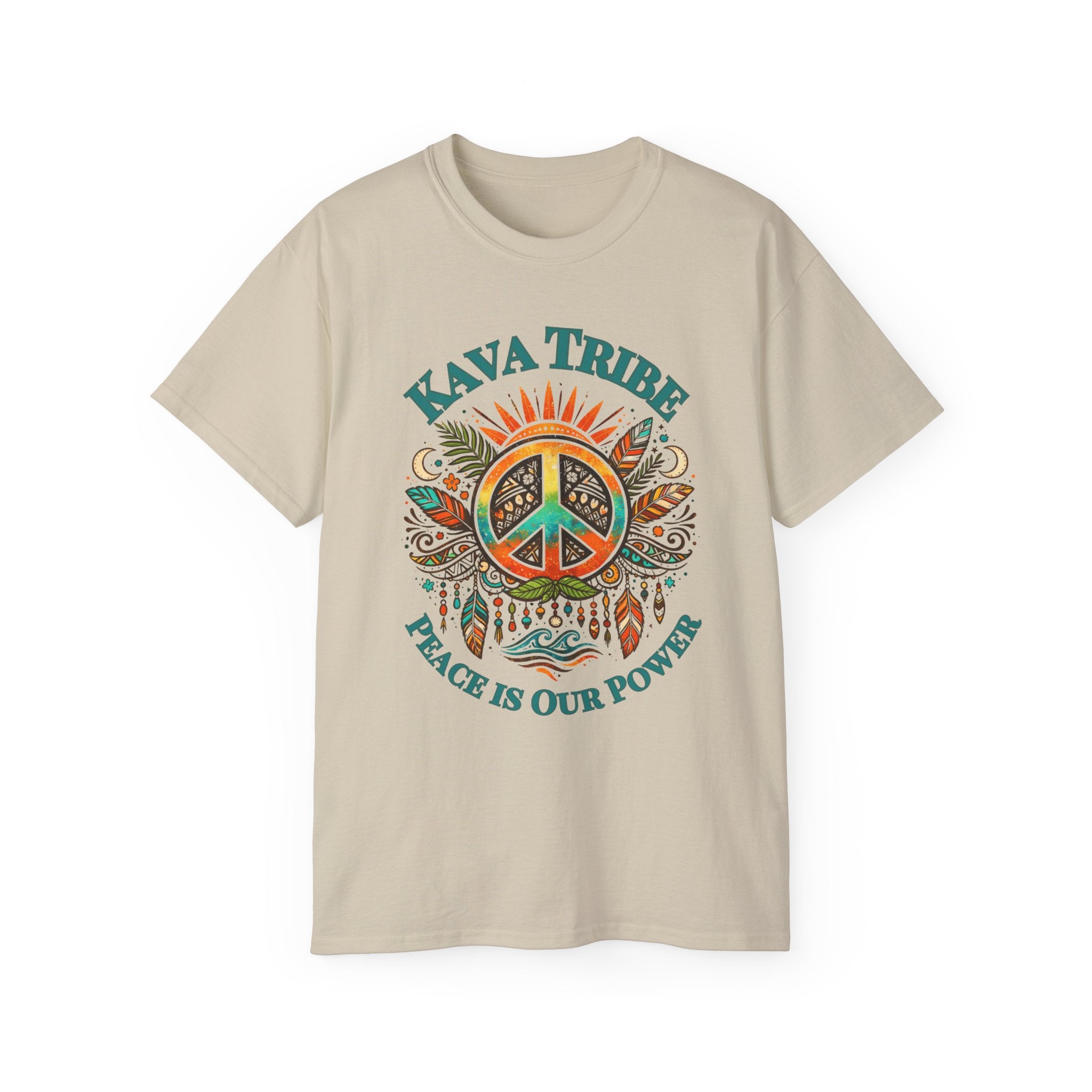 Kava Tribe Peace Is Our Power T-Shirt