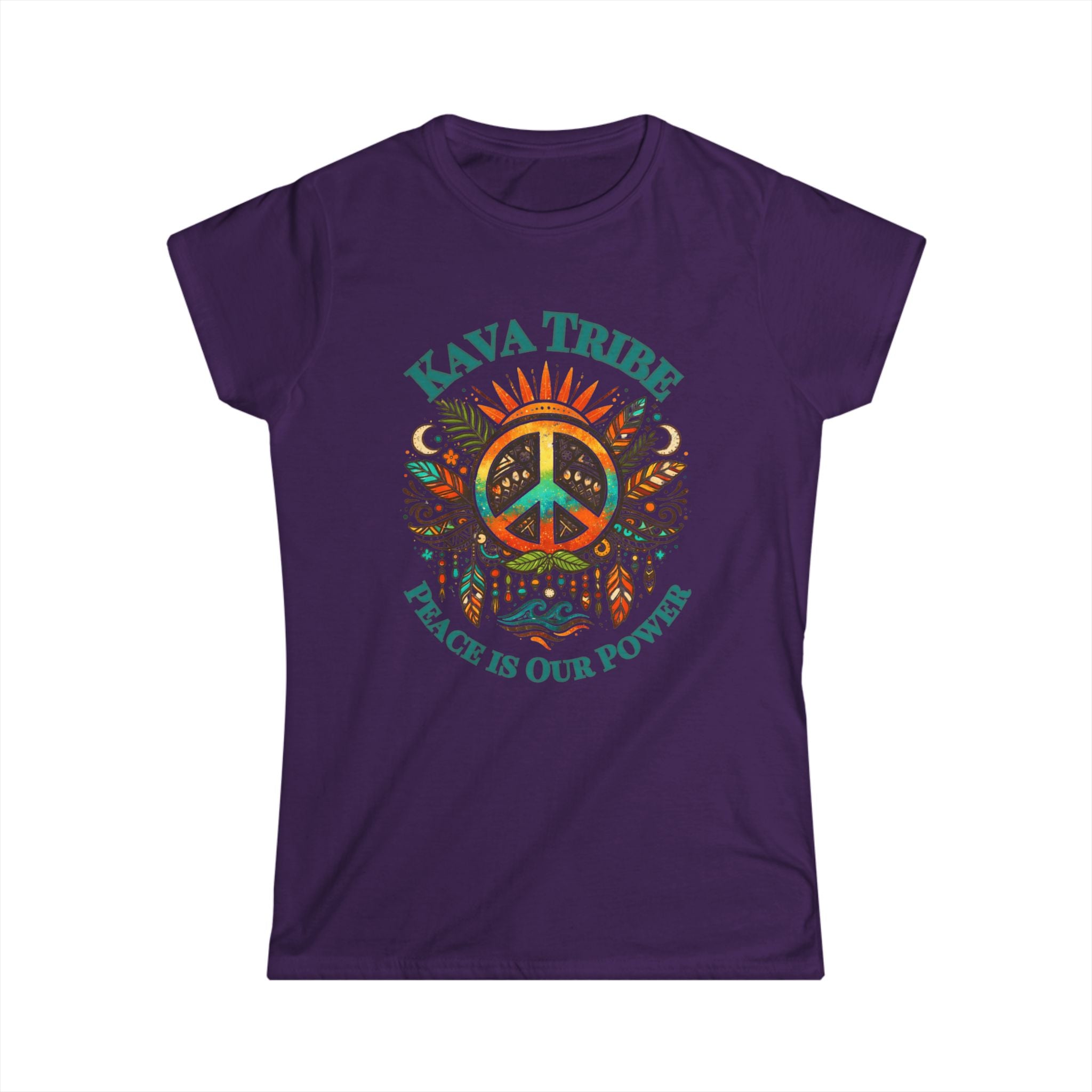 Kava Tribe Peace Graphic Tee — Women's Spiritual Boho T-Shirt