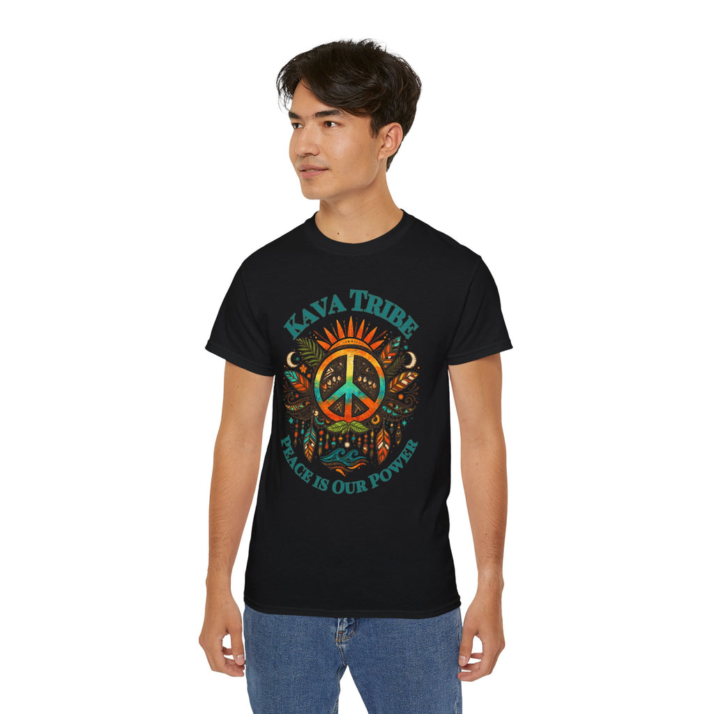 Kava Tribe Peace Is Our Power T-Shirt
