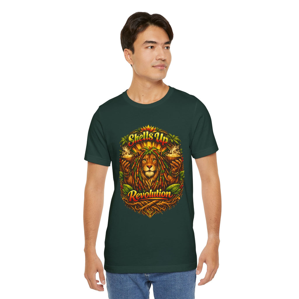 Shells Up Revolution Lion T-Shirt