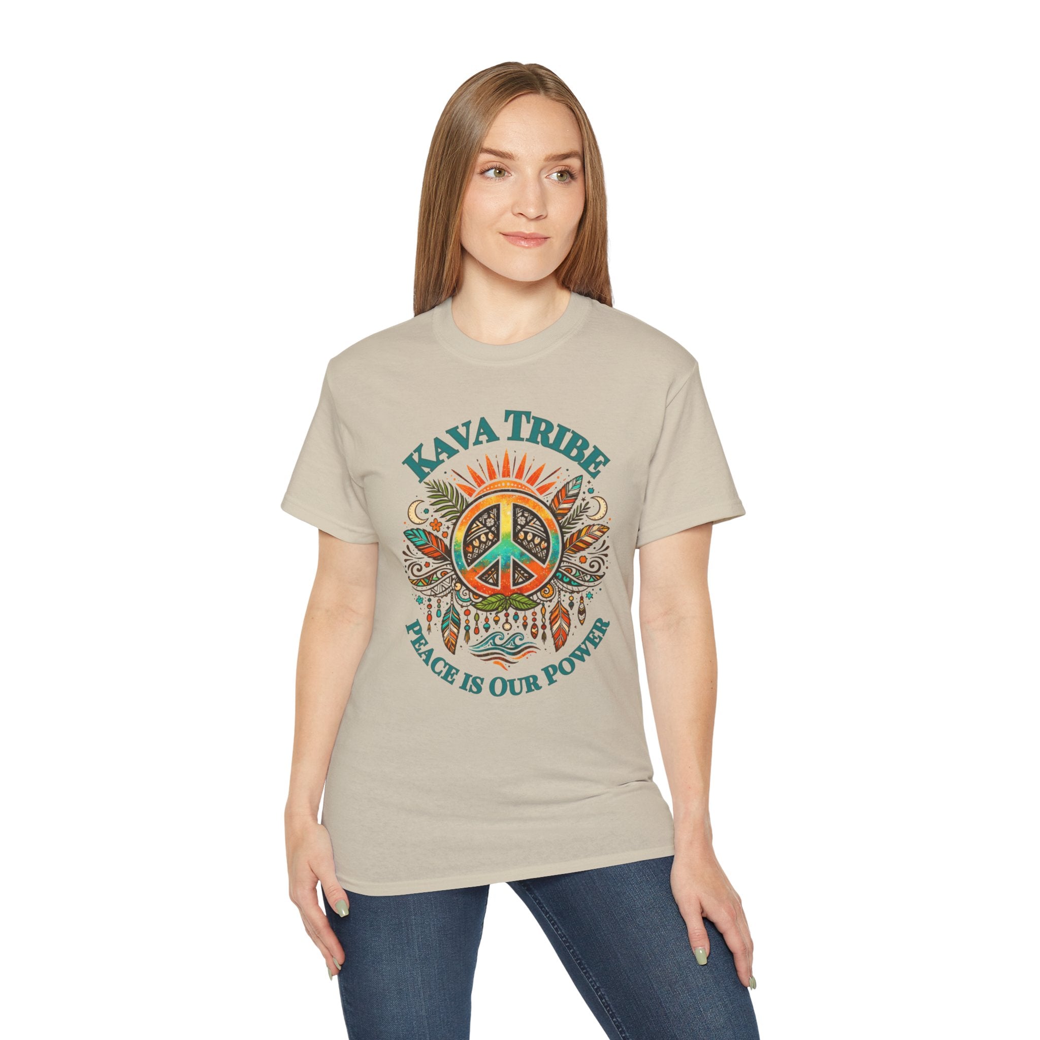 Kava Tribe Peace Is Our Power T-Shirt