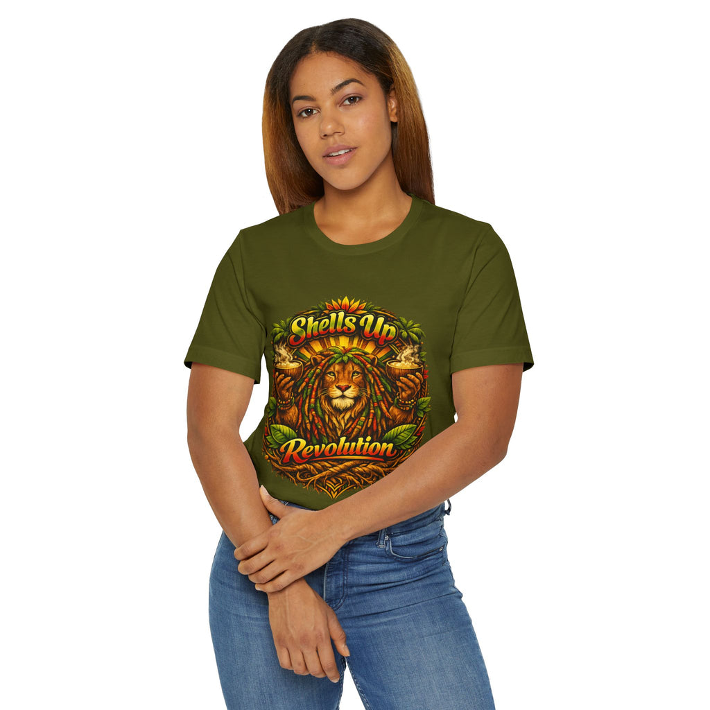 Shells Up Revolution Lion T-Shirt