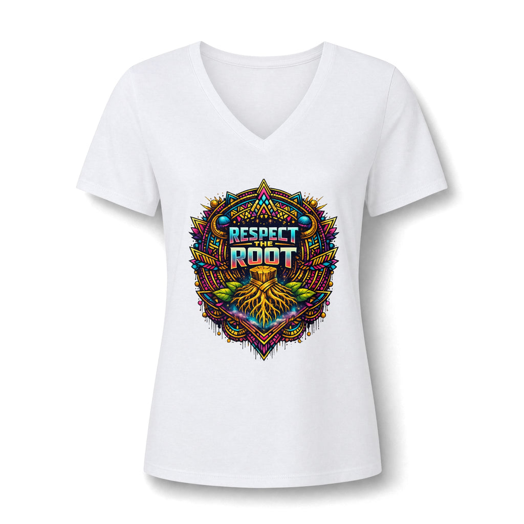 Respect the Root V-Neck Tee