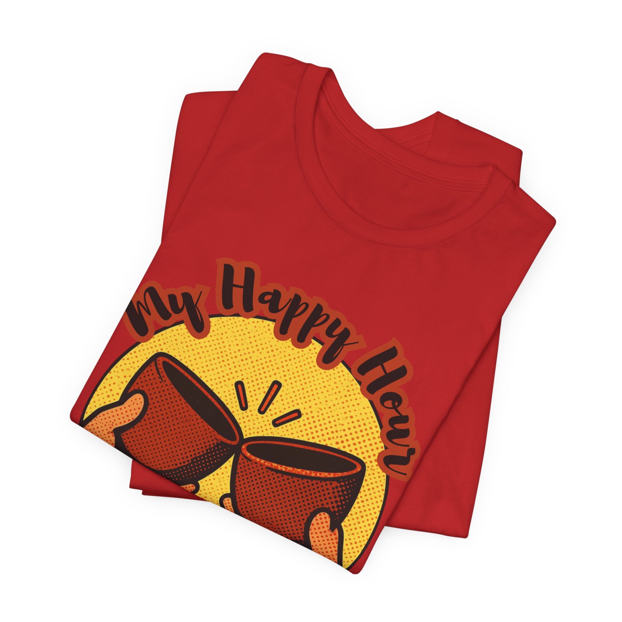 New Happy Hour Has No Hangover T-Shirt | Cheers Cocktail Graphic Tee