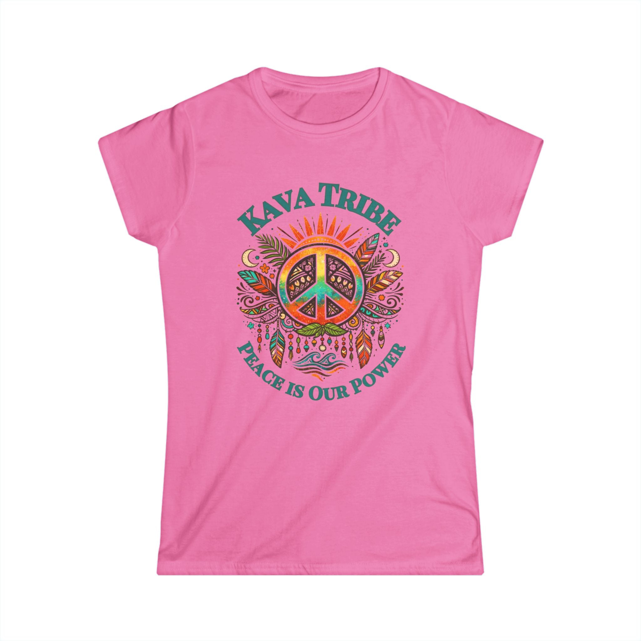 Kava Tribe Peace Graphic Tee — Women's Spiritual Boho T-Shirt