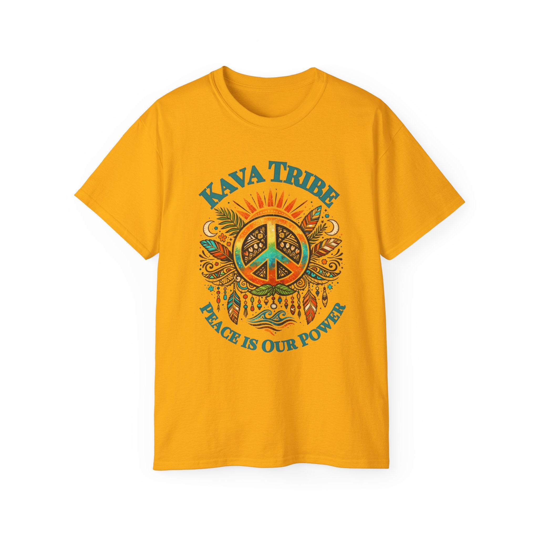 Kava Tribe Peace Is Our Power T-Shirt