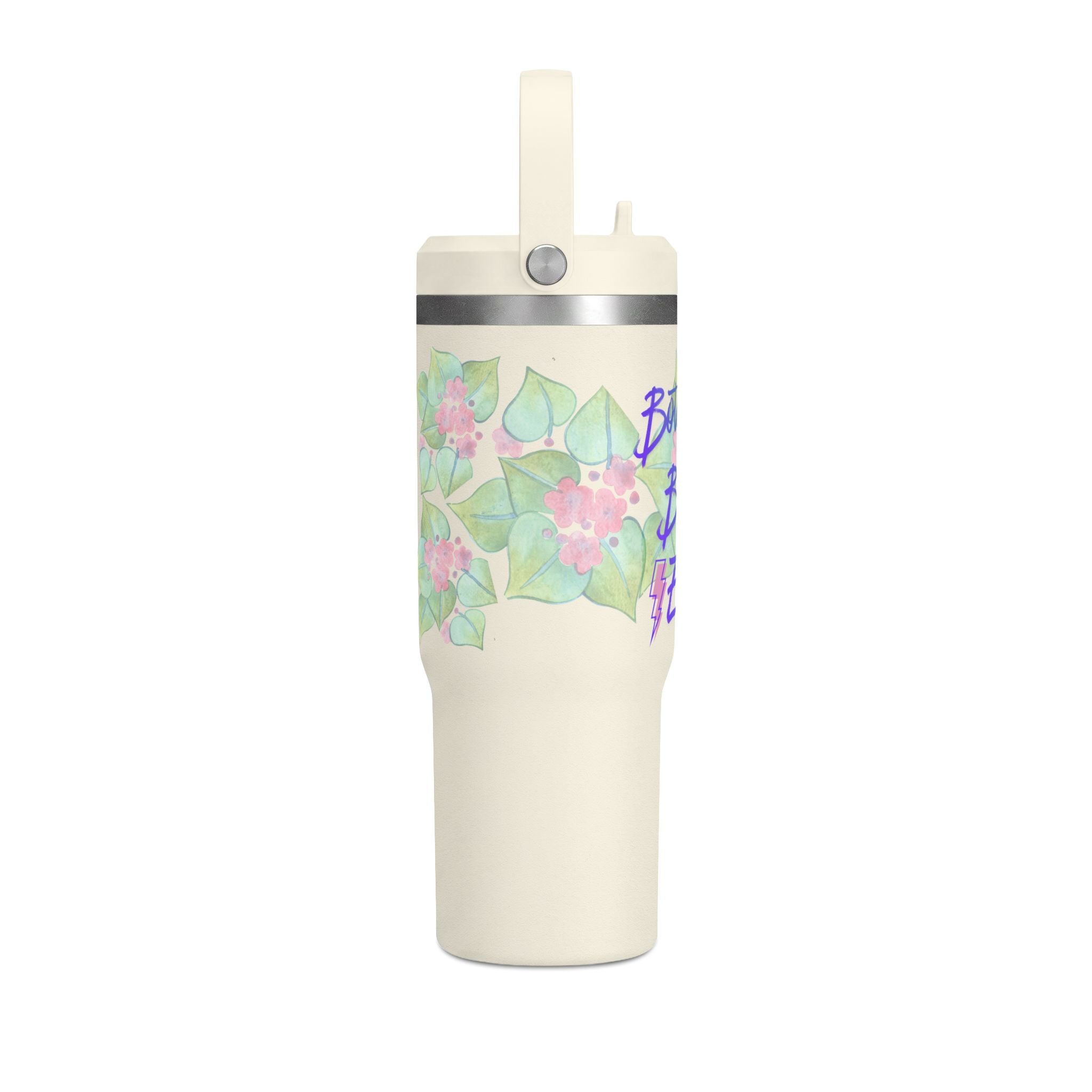 Botanical Babe Energy Tumbler | 32oz Stainless Travel Cup