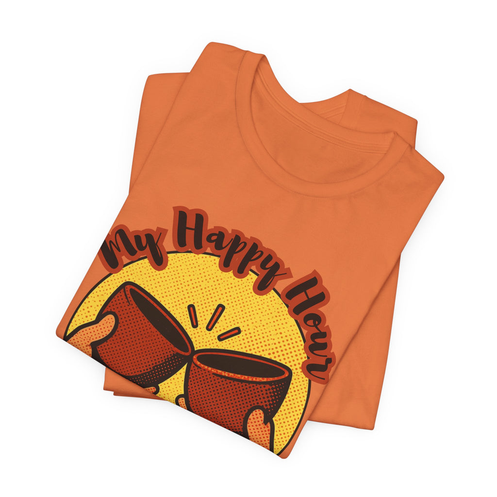 New Happy Hour Has No Hangover T-Shirt | Cheers Cocktail Graphic Tee