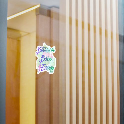 Botanical Babe Energy Sticker | Kiss-Cut Vinyl Decal
