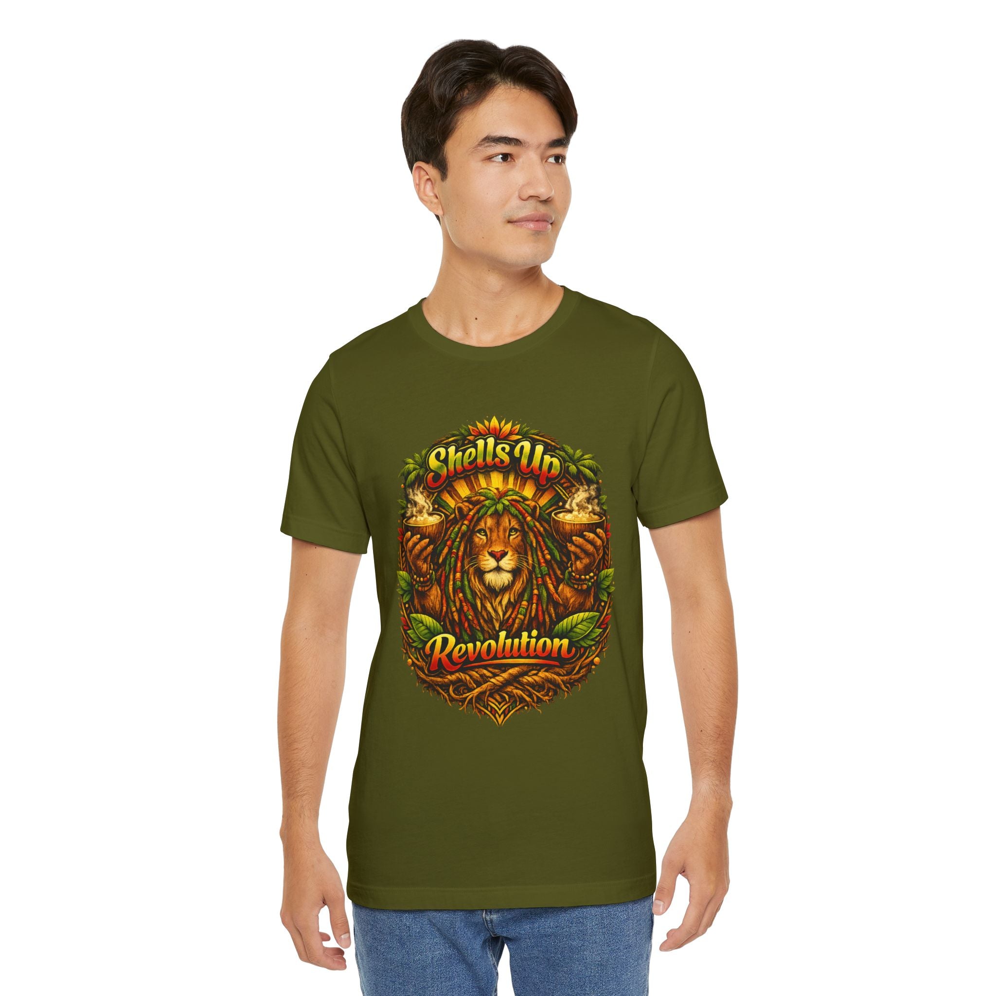 Shells Up Revolution Lion T-Shirt