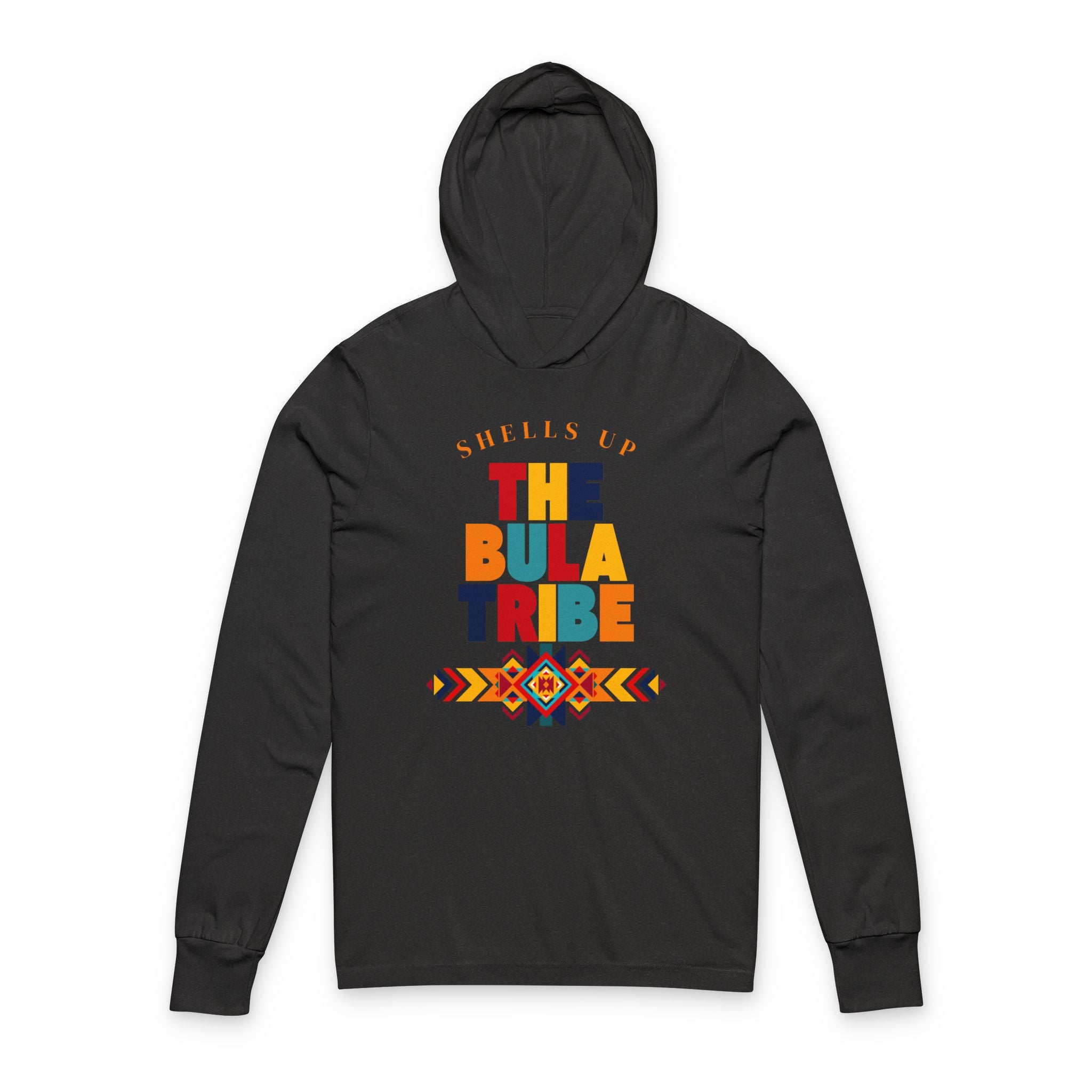 The Bula Tribe Hooded Tee | Tropical Island Vibes, Colorful Tribal Design
