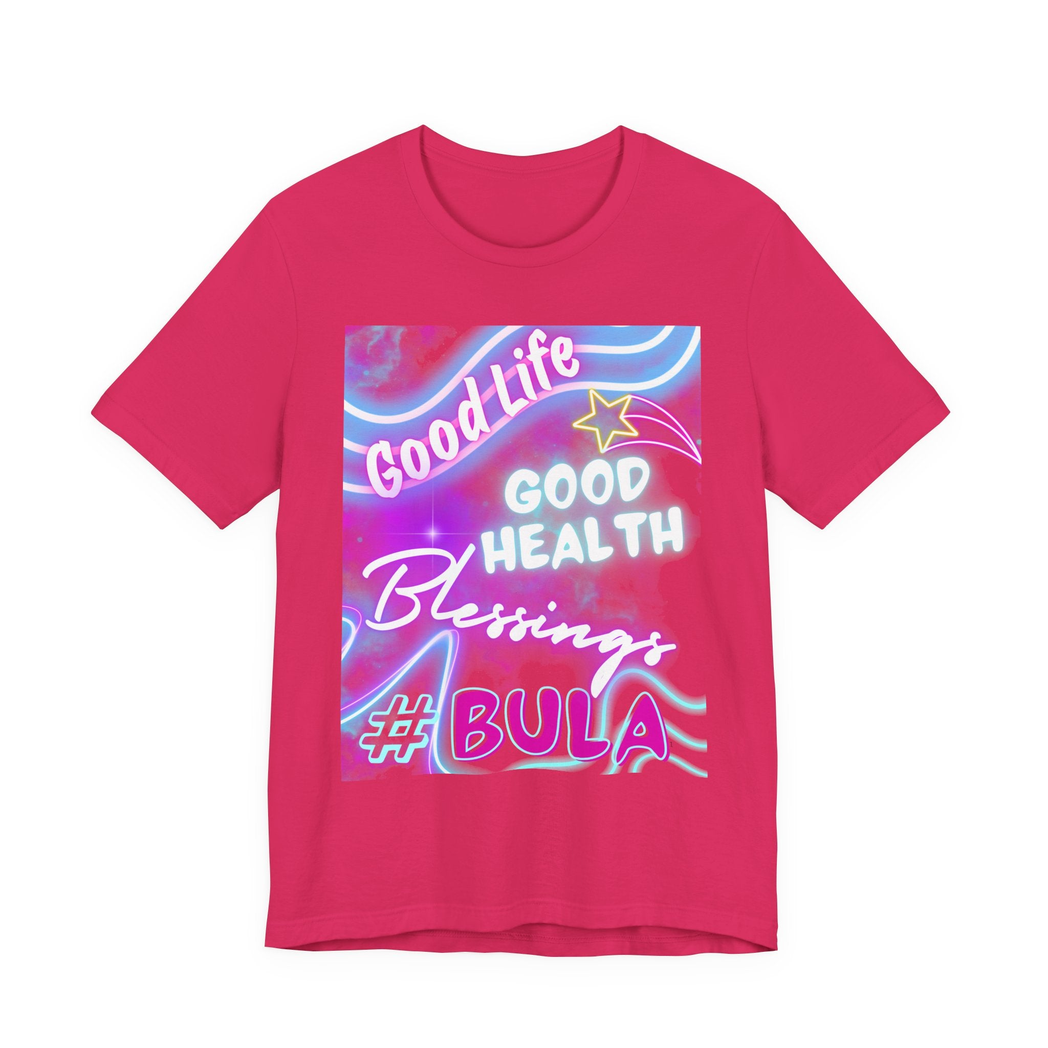 Good Life Good Health Blessings BULA Tee | Pastel Beach Vibes