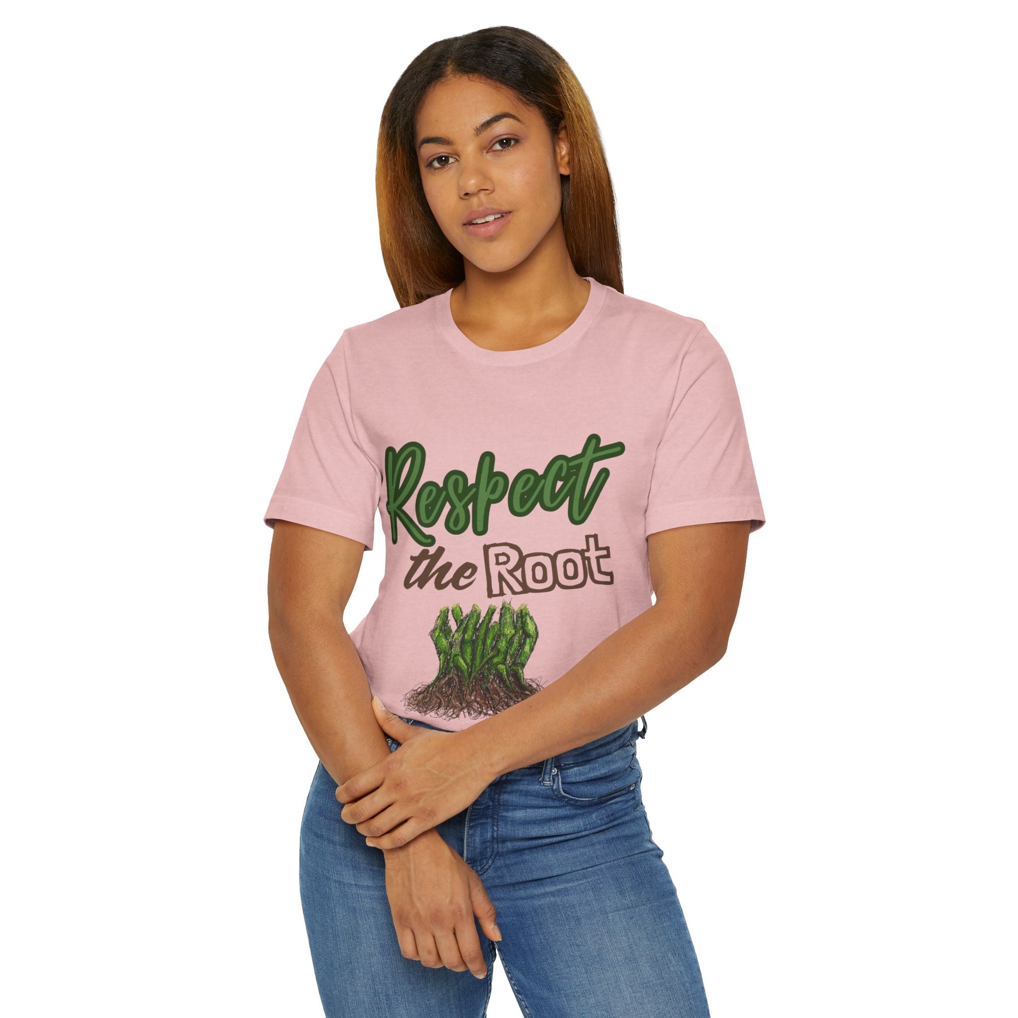 Respect the Root T-Shirt | Tree Roots Illustration, Nature Conservation