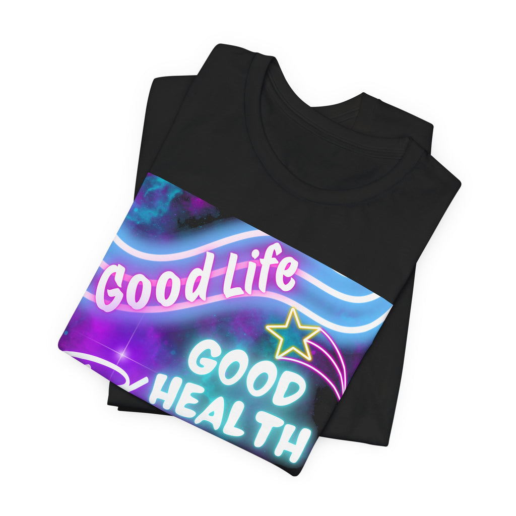 Good Life Good Health Blessings BULA Tee | Pastel Beach Vibes