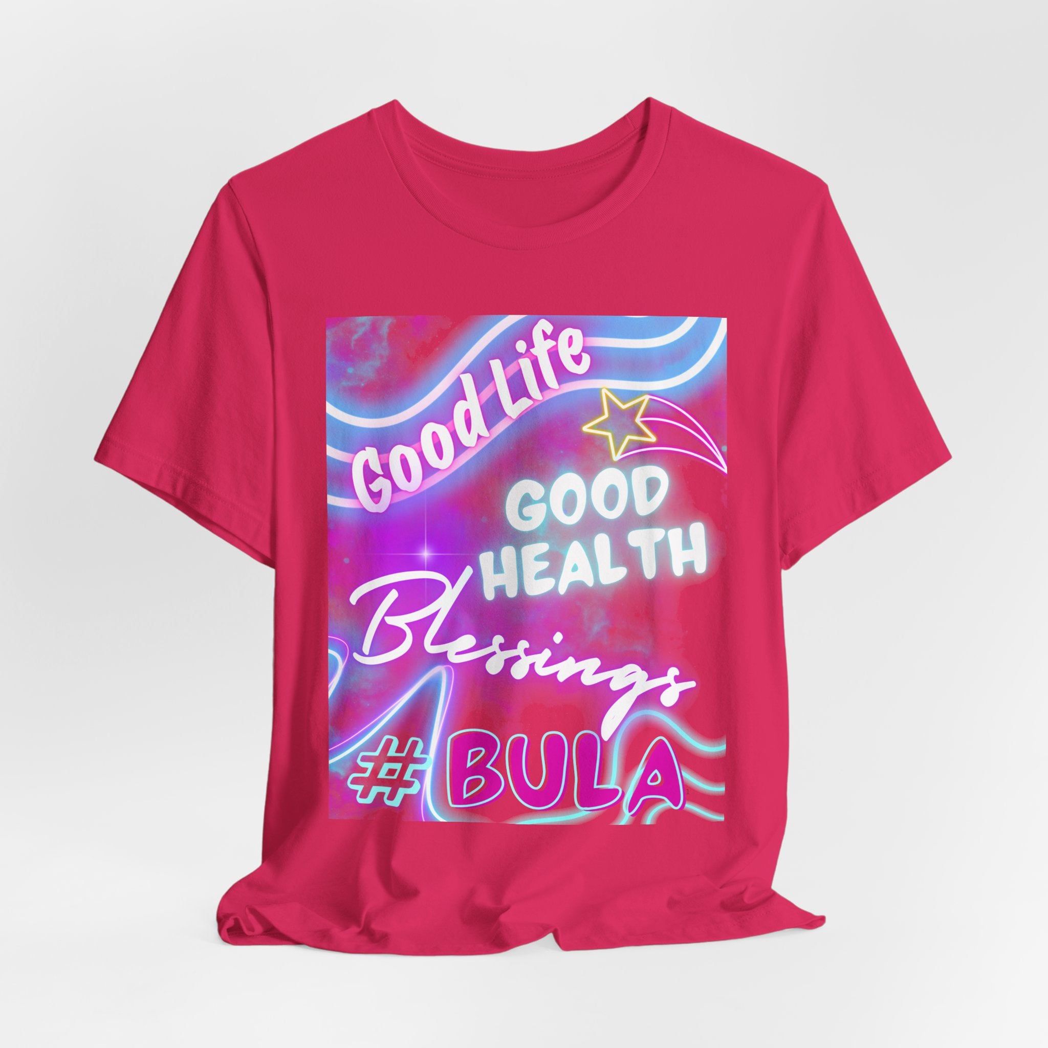 Good Life Good Health Blessings BULA Tee | Pastel Beach Vibes