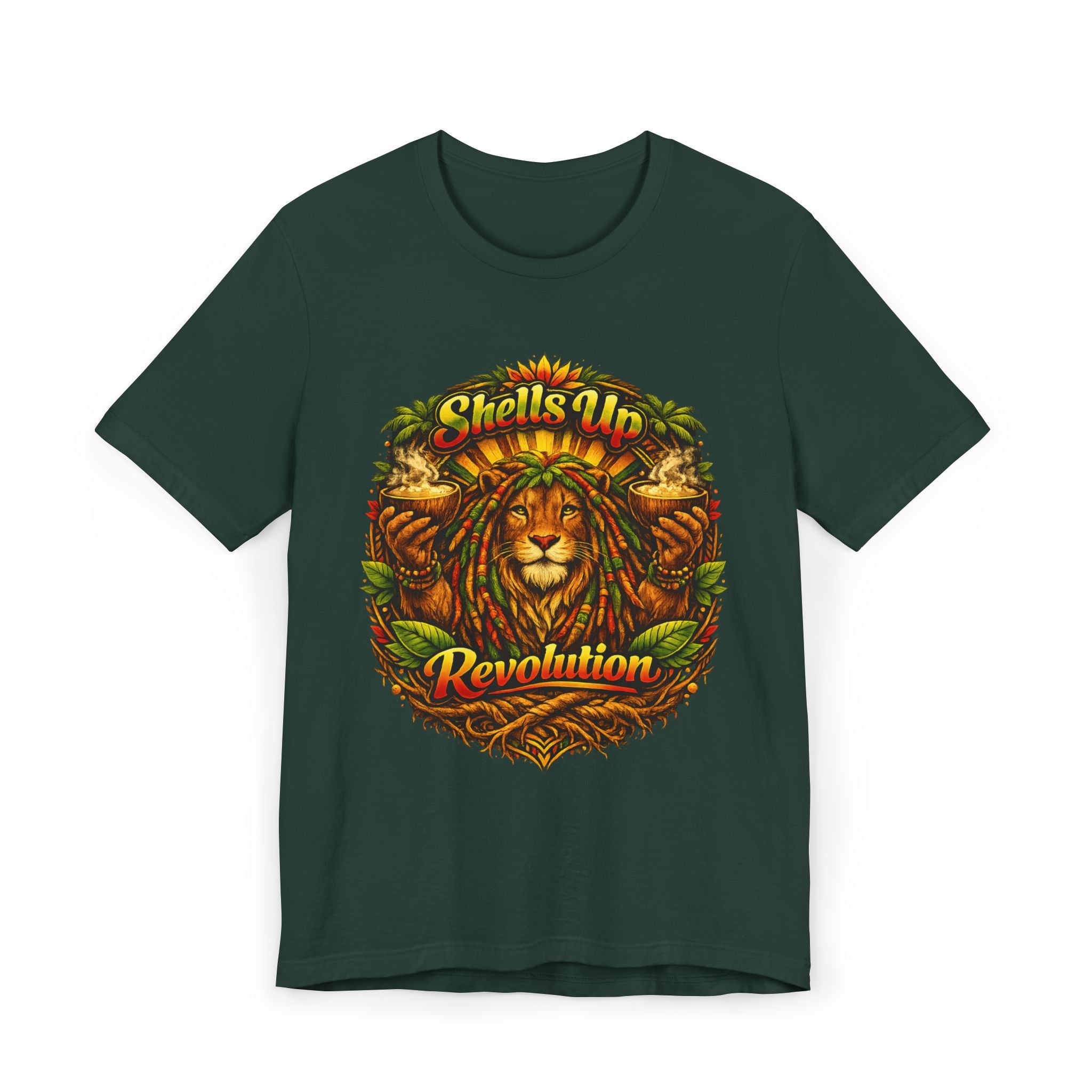 Shells Up Revolution Lion T-Shirt