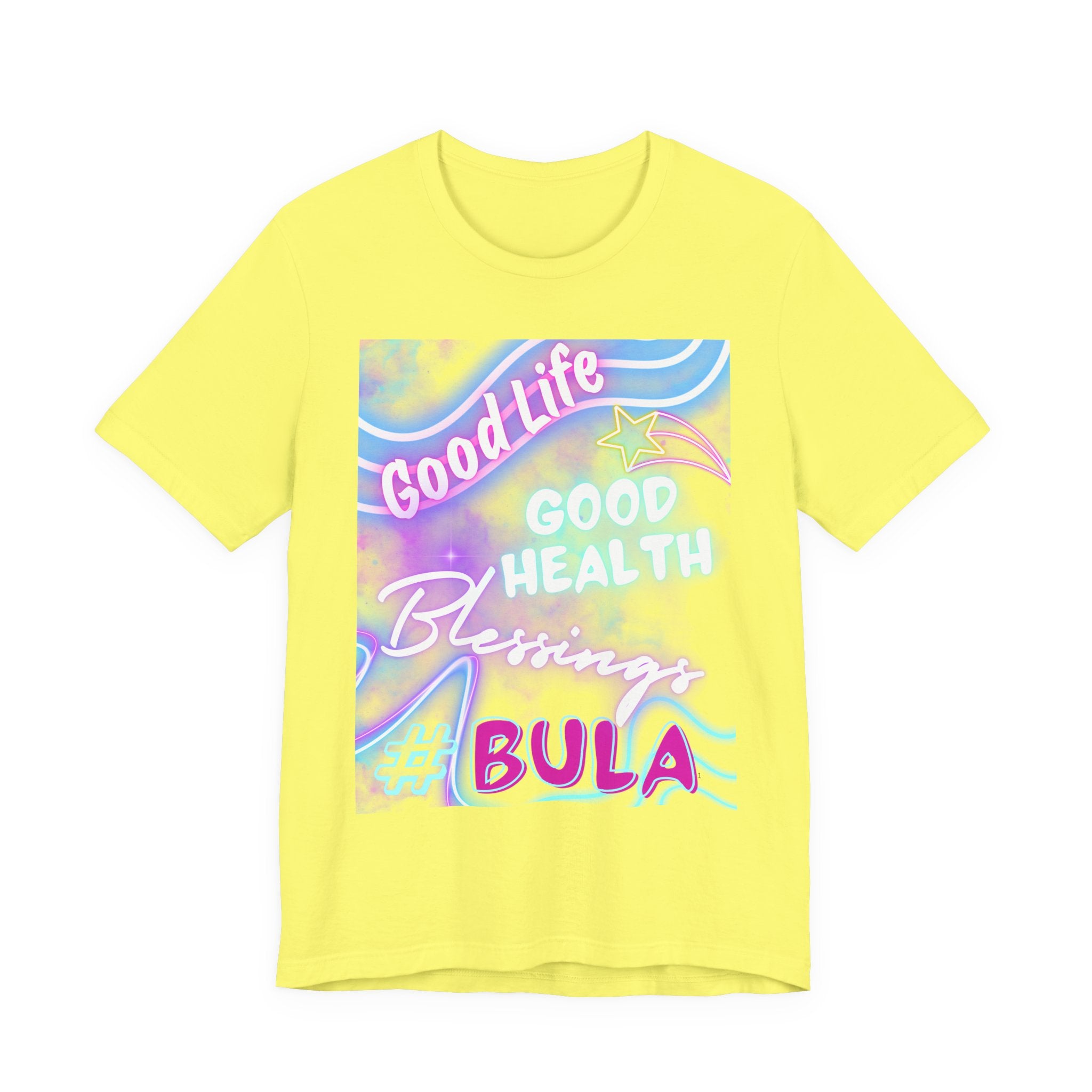 Good Life Good Health Blessings BULA Tee | Pastel Beach Vibes