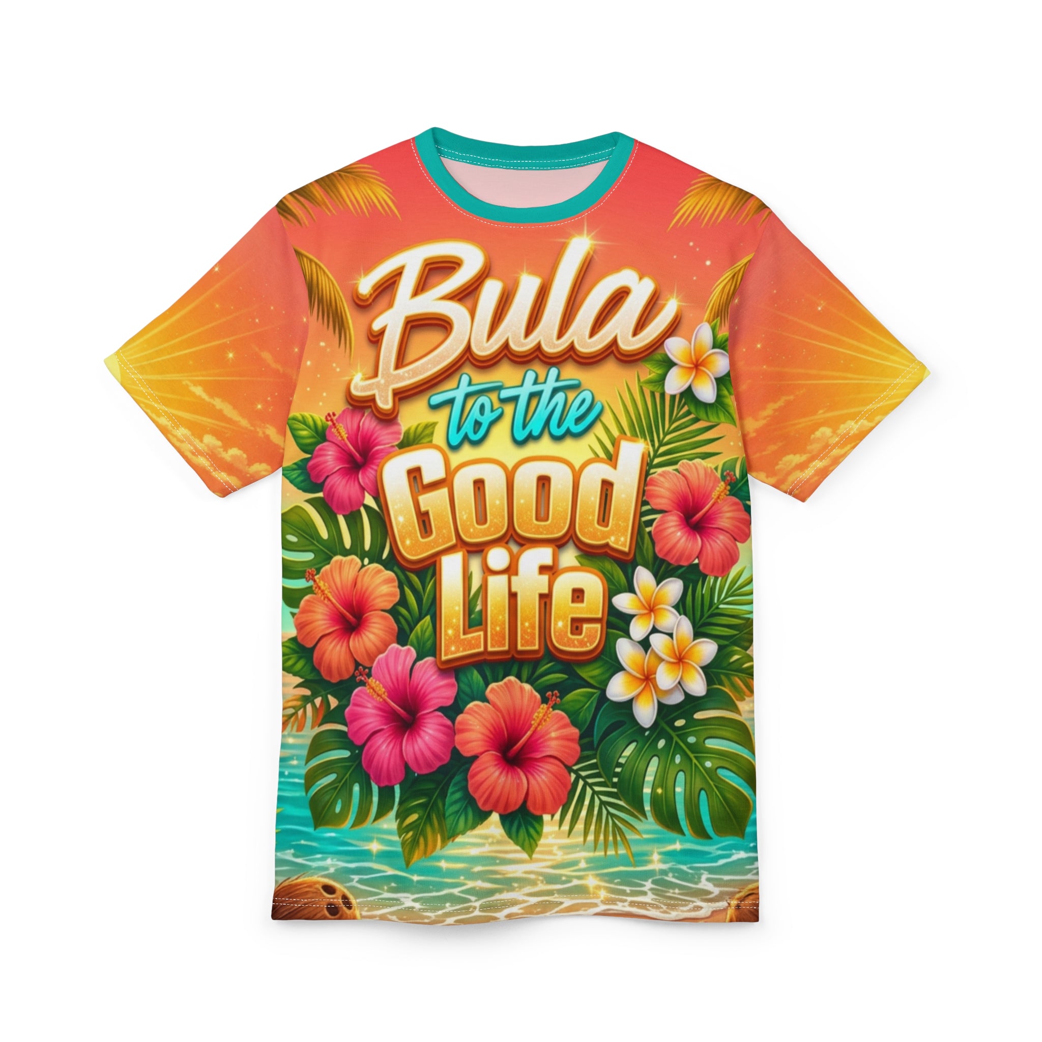 Bula to the Good Life Tropical Beach T‑Shirt