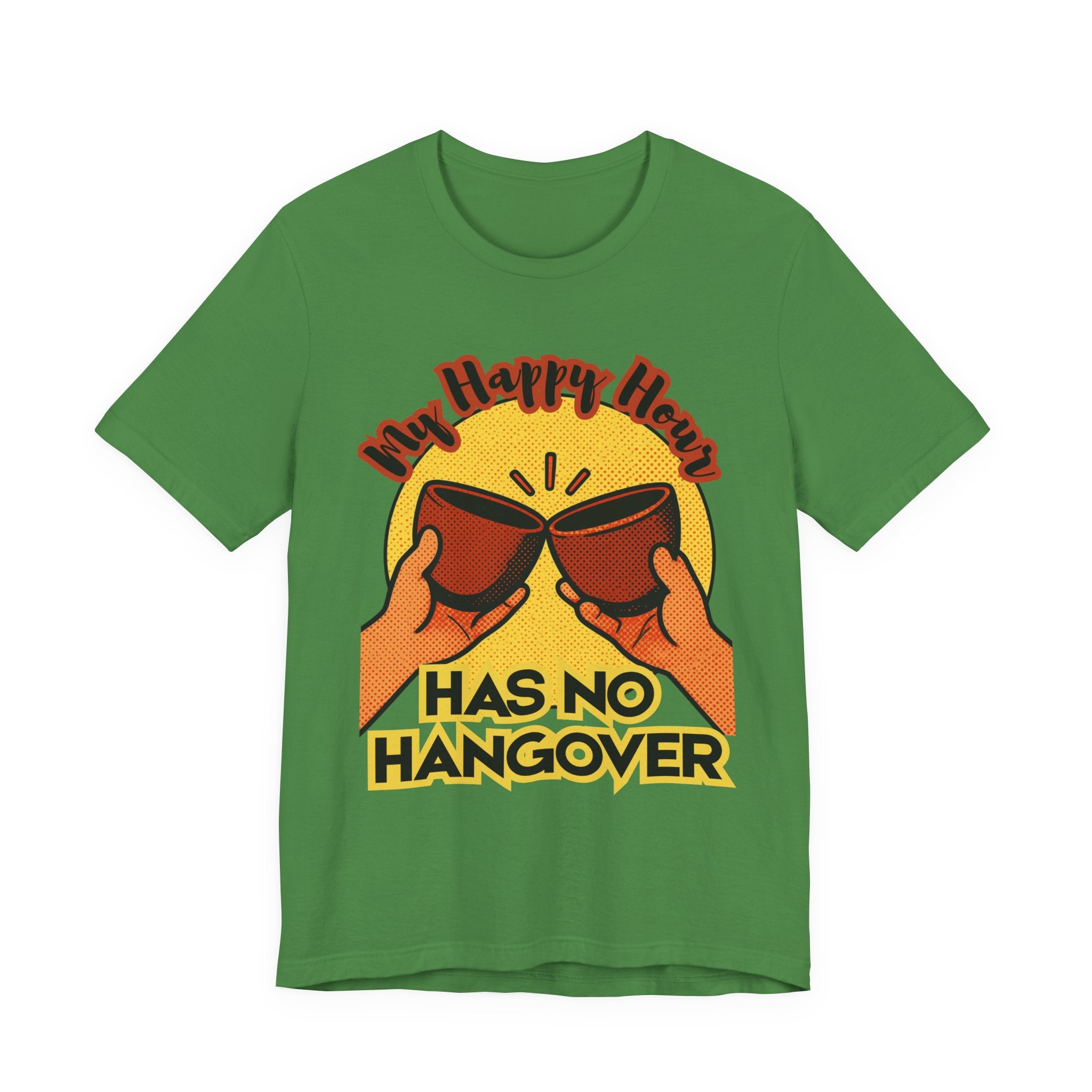 New Happy Hour Has No Hangover T-Shirt | Cheers Cocktail Graphic Tee