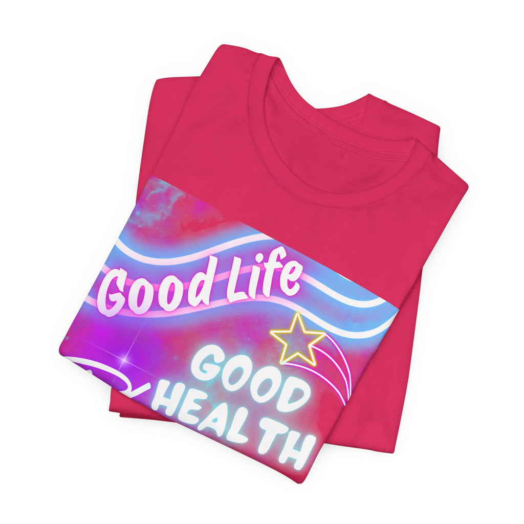 Good Life Good Health Blessings BULA Tee | Pastel Beach Vibes