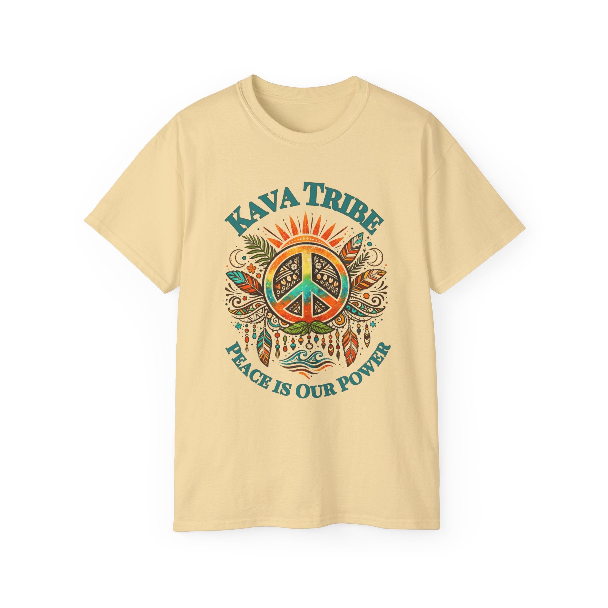 Kava Tribe Peace Is Our Power T-Shirt