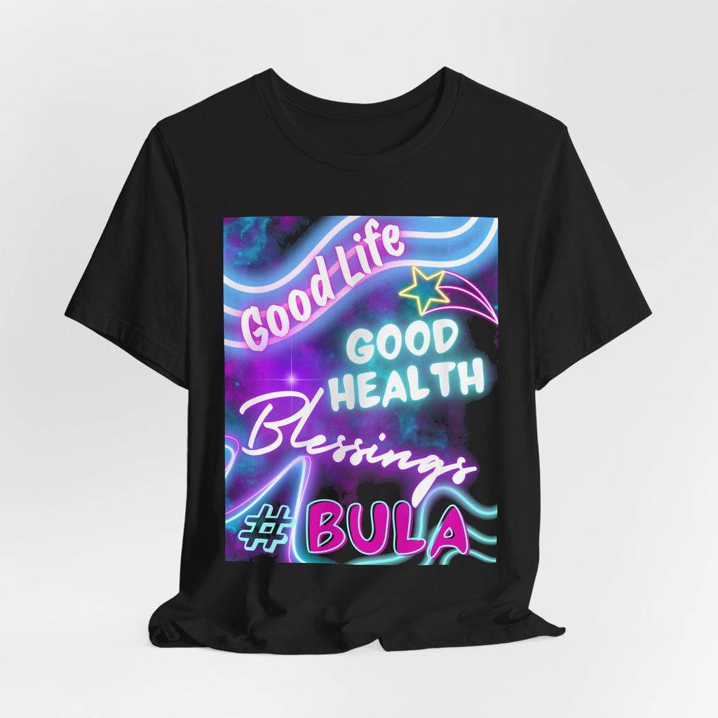 Good Life Good Health Blessings BULA Tee | Pastel Beach Vibes