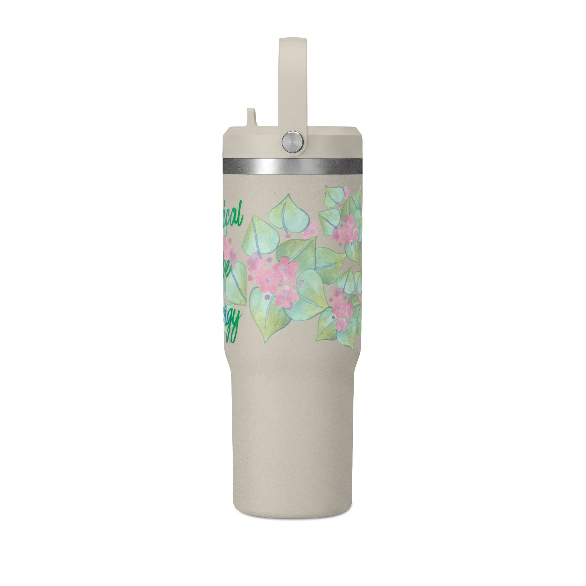 Botanical Babe Energy Tumbler | 32oz Stainless Travel Cup
